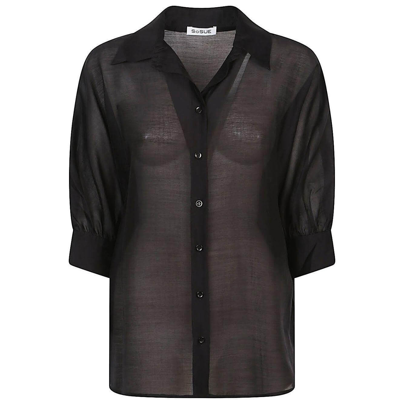 SOSUE Shirts Black Shirts SOSUE Dark Slate Gray
