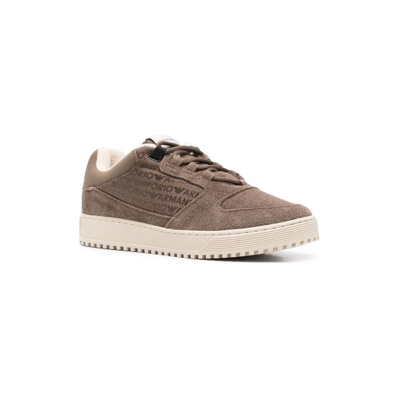 Emporio Armani Sneakers Brown Sneakers Emporio Armani Dim Gray