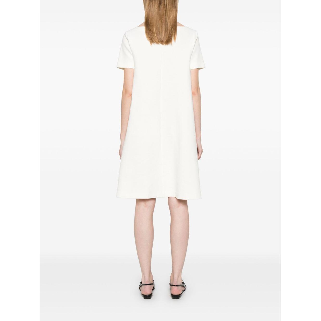 Emporio Armani Ottoman-jersey belted dress