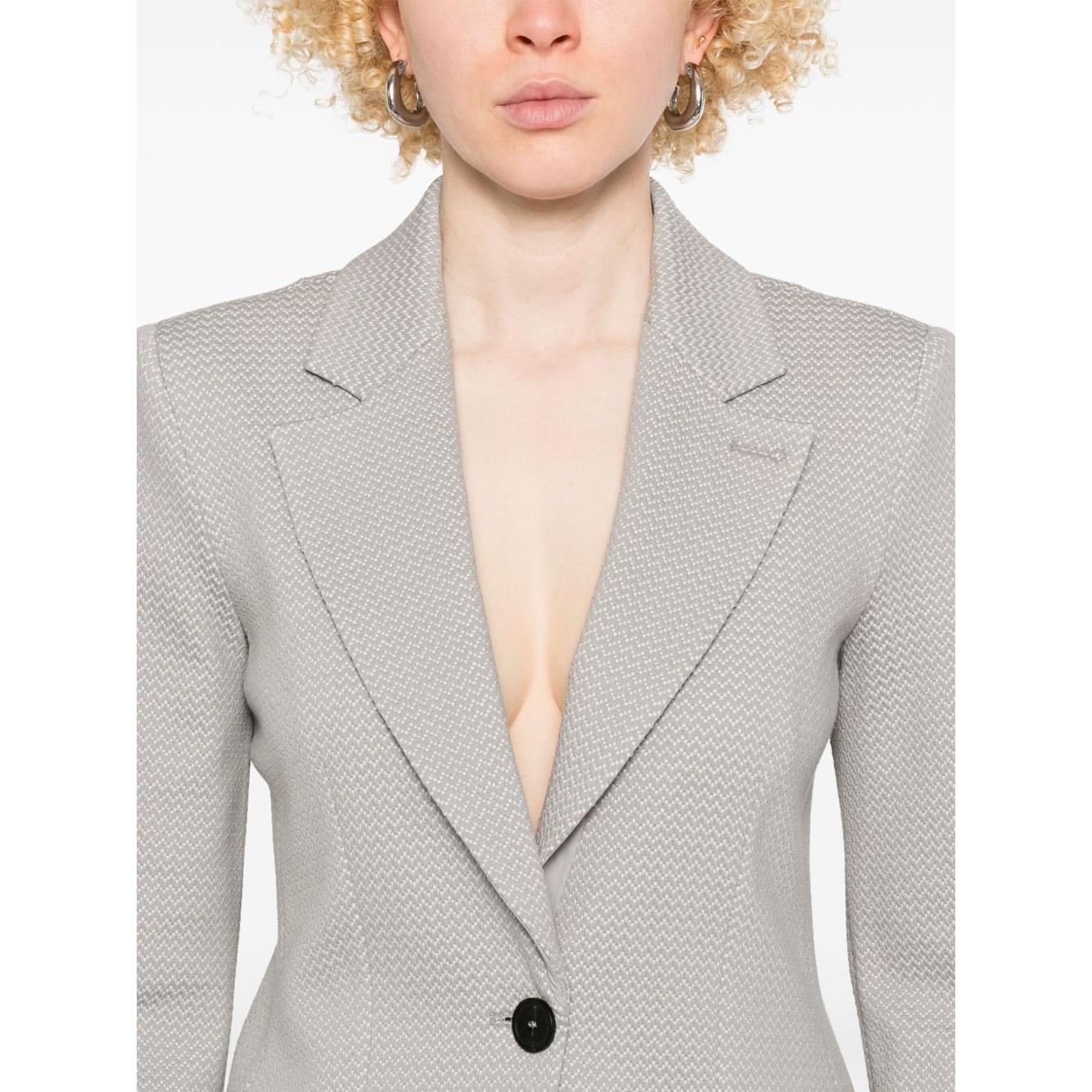 Emporio Armani Icon Blazer Jackets Emporio Armani Light Gray