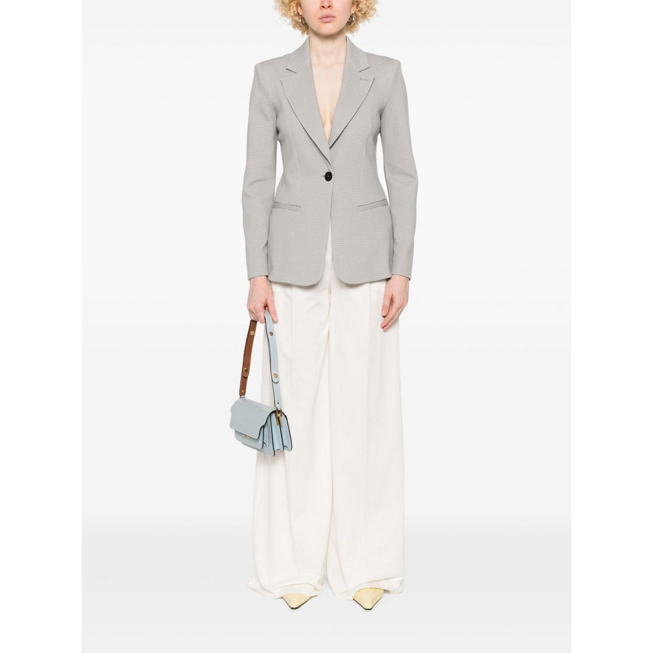 Emporio Armani Icon Blazer Jackets Emporio Armani White Smoke
