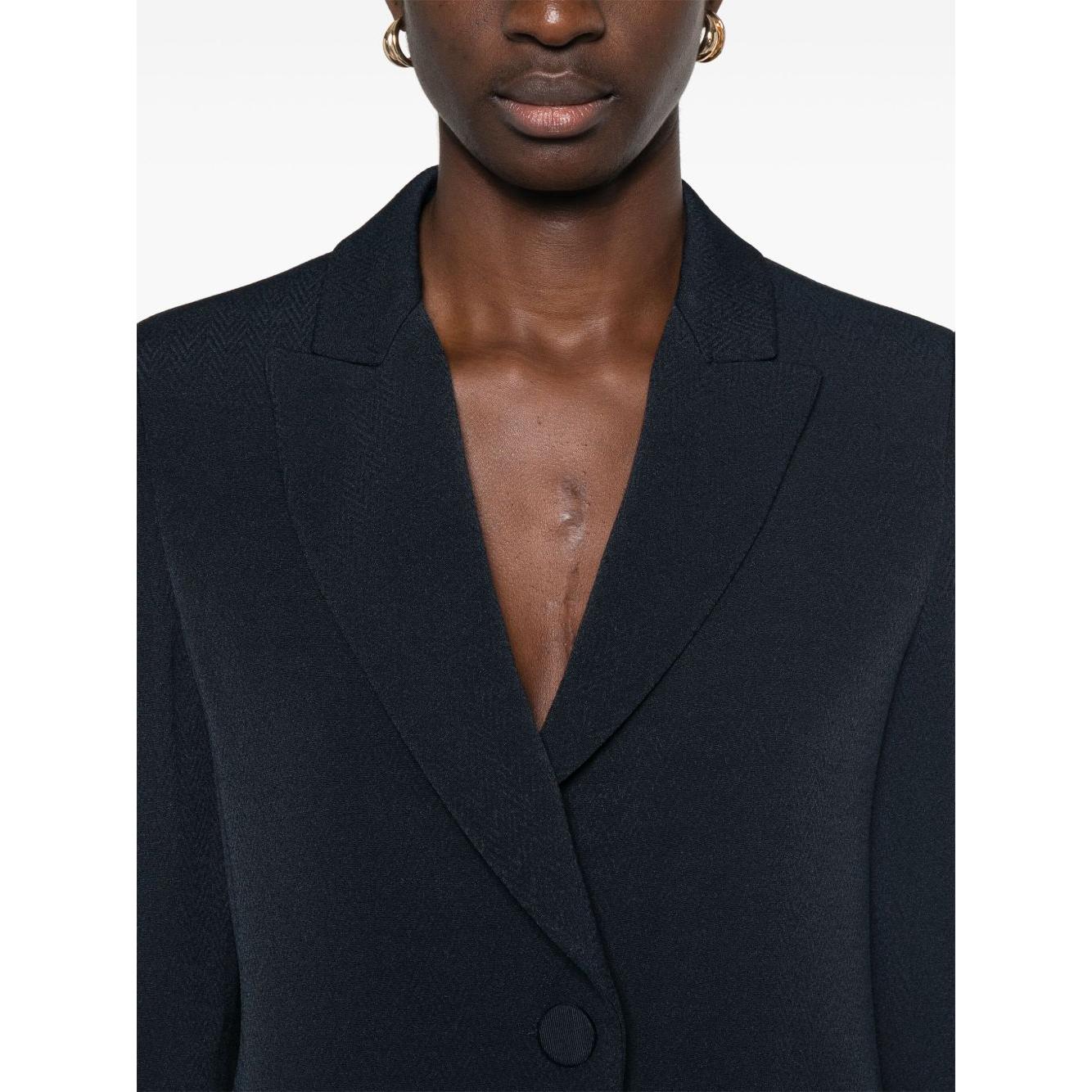 Emporio Armani Icon single-breasted blazer Jackets Emporio Armani Antique White