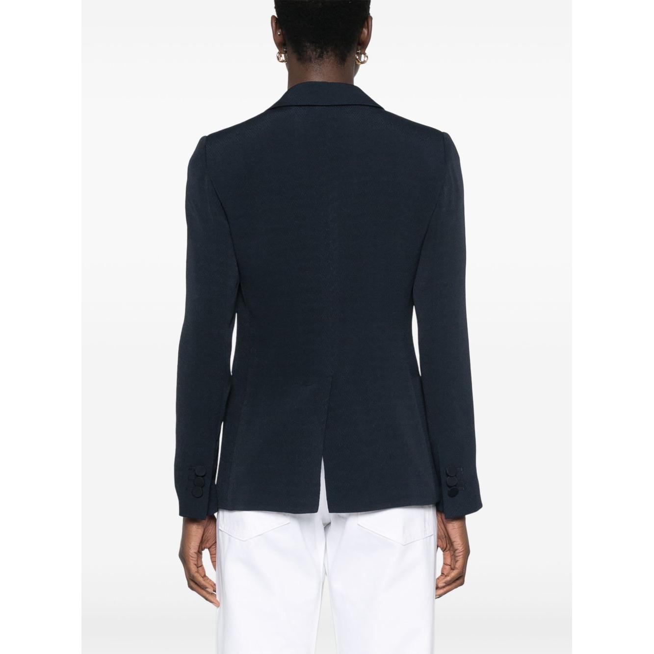 Emporio Armani Icon single-breasted blazer Jackets Emporio Armani White Smoke