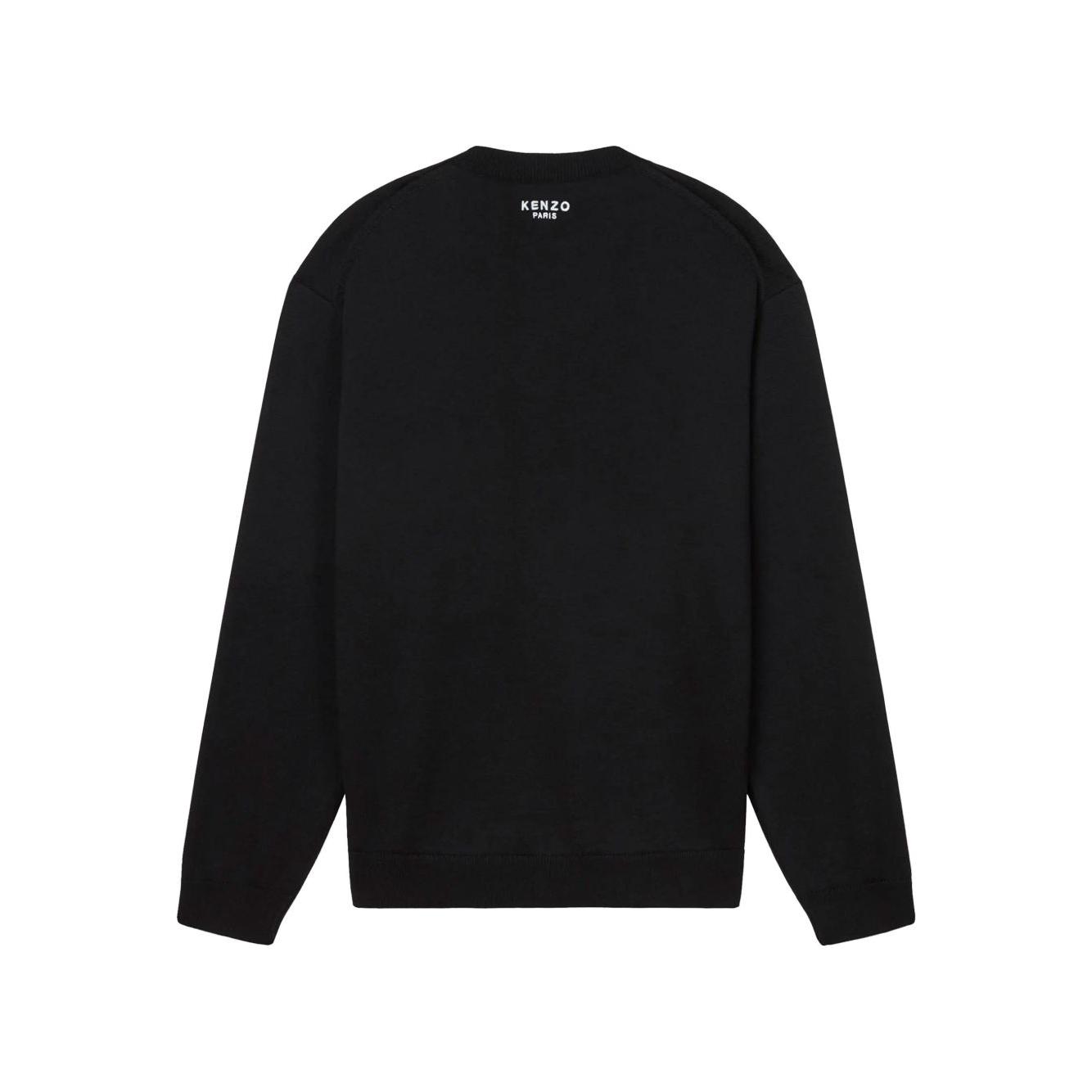 Kenzo Pop Wool Sweaters Black Topwear Kenzo Black