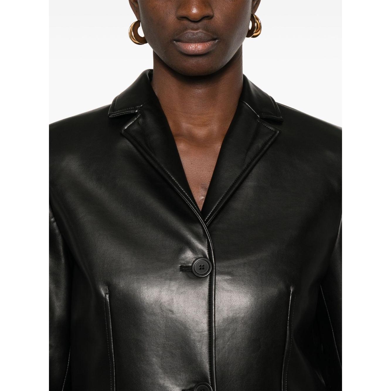 Semicouture Jackets Black Jackets Semicouture White Smoke