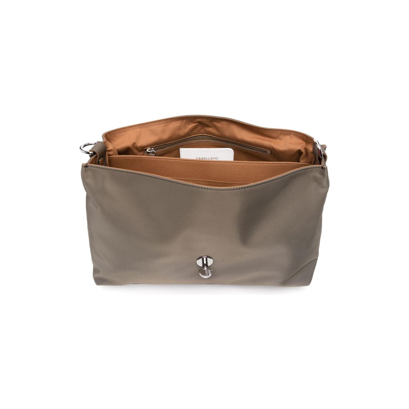 Zanellato Medium Postina Cross Body Bag Handbag Zanellato Dim Gray