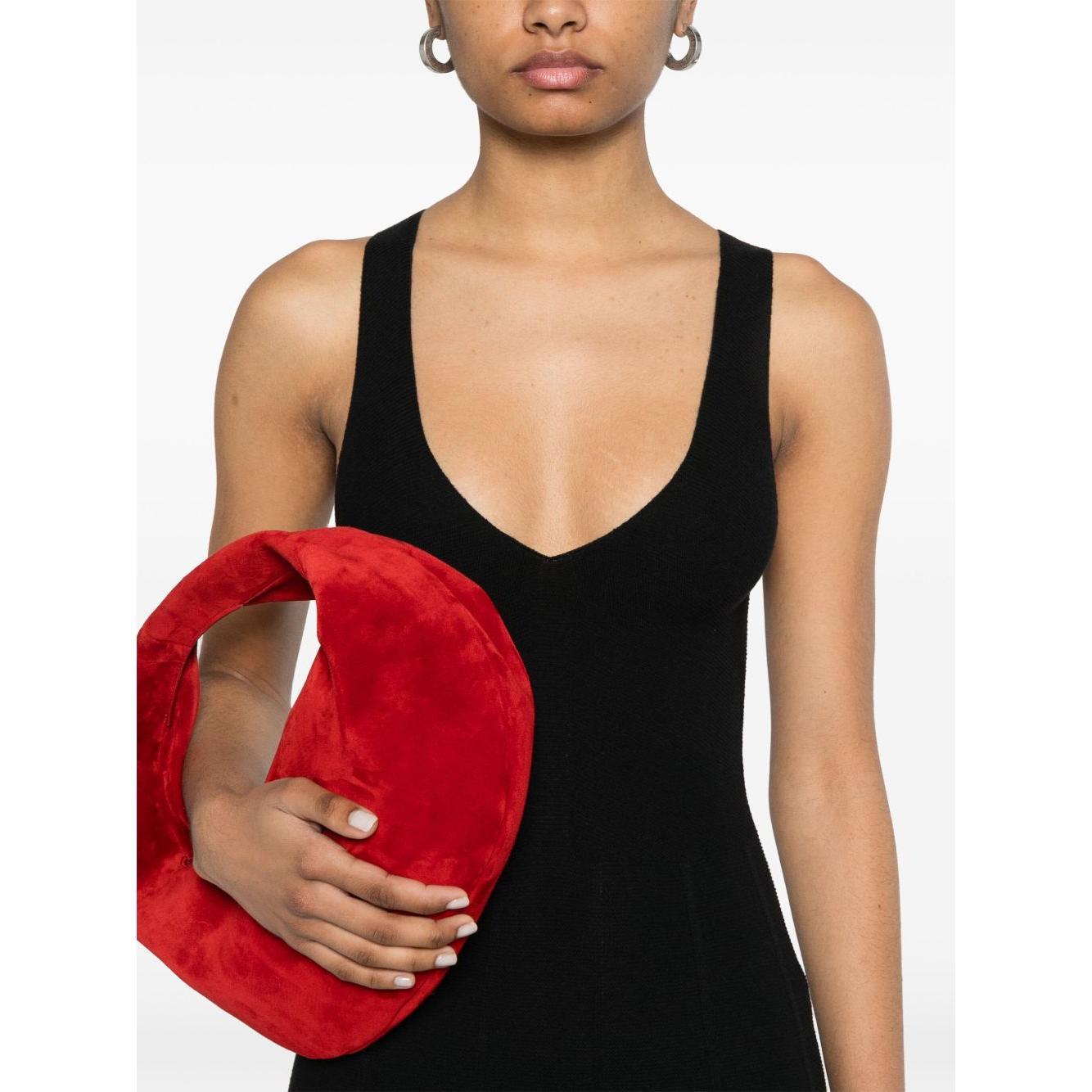 Emporio Armani Seamless, links-stitch knit long dress Dresses Emporio Armani Black
