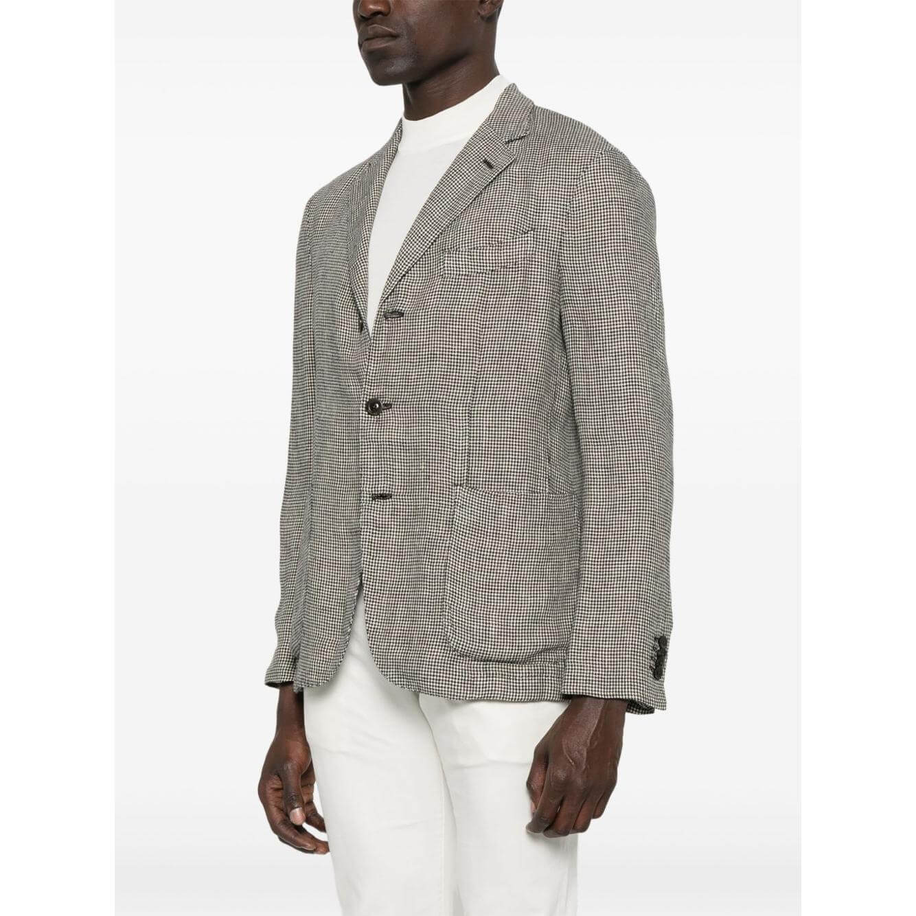 Boglioli Linen Jackets Grey Jackets Boglioli White Smoke