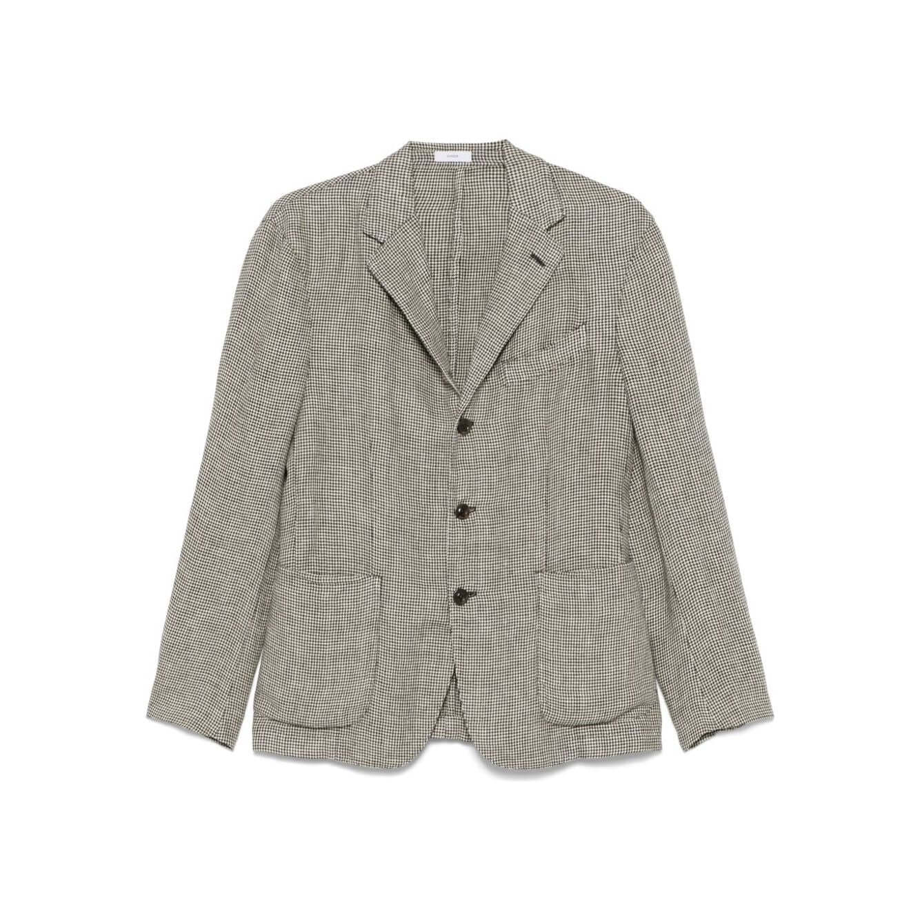 Boglioli Linen Jackets Grey Jackets Boglioli Rosy Brown
