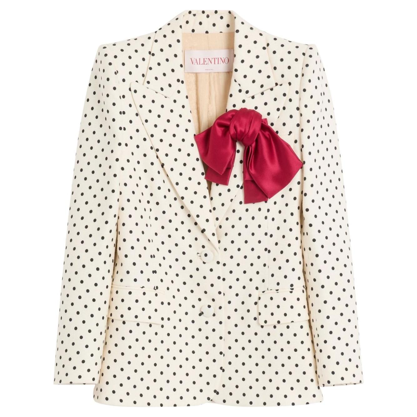 Valentino Jackets Black Jackets Valentino Antique White