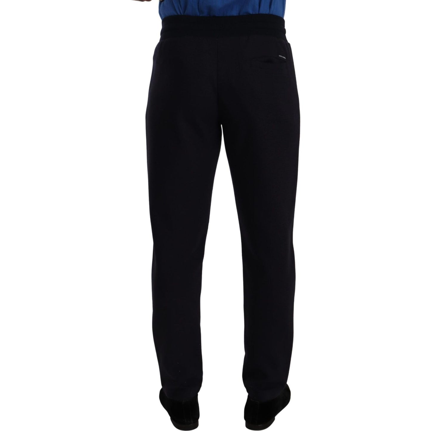 Dolce & Gabbana Elegant Blue Jogger Pants for Men Dolce & Gabbana Black