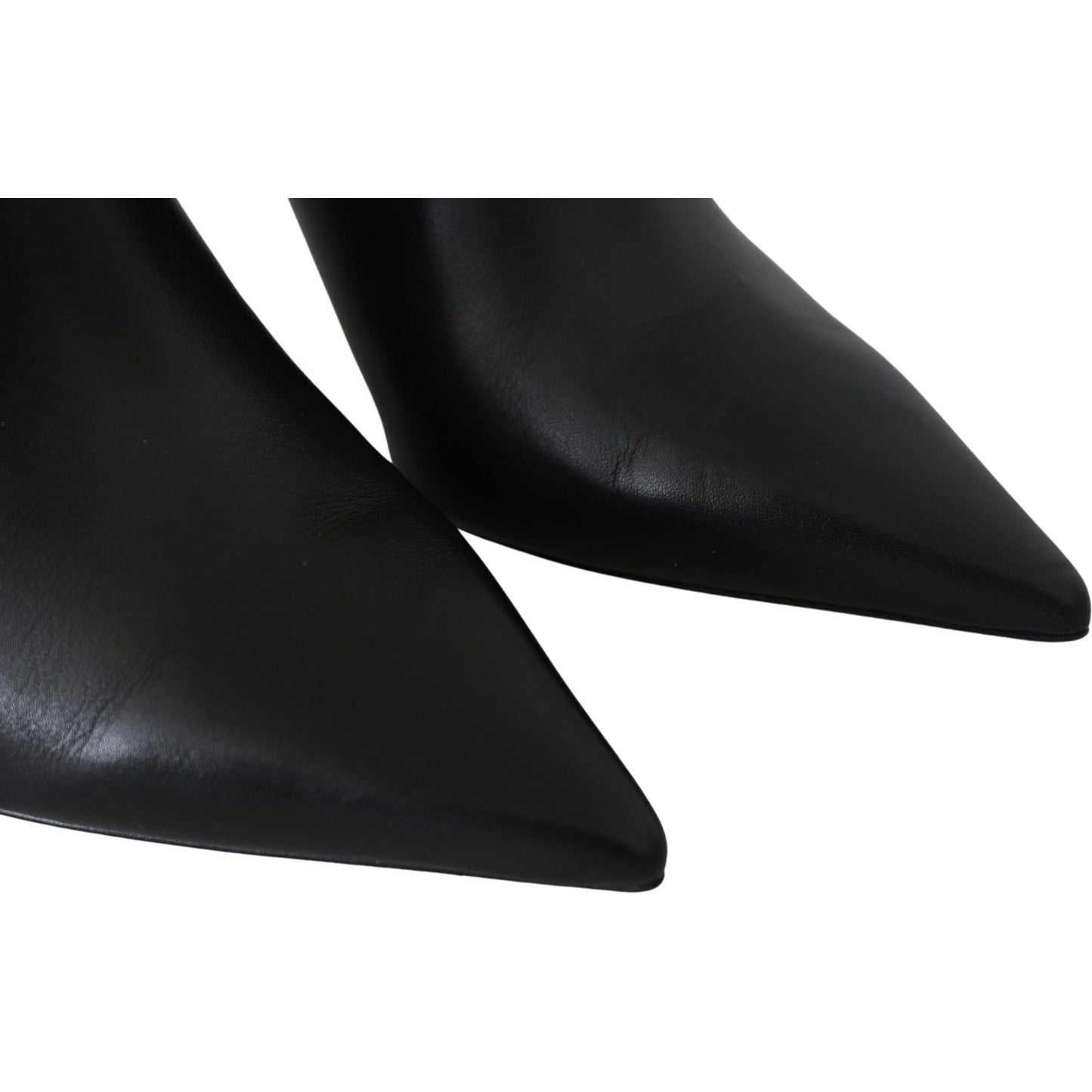 Jimmy Choo Elegant Black Gold Leather Pumps Jimmy Choo Black