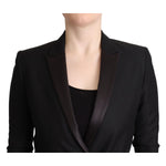 Costume National Black Long Sleeves Double Breasted Jacket JKT3228 - 40