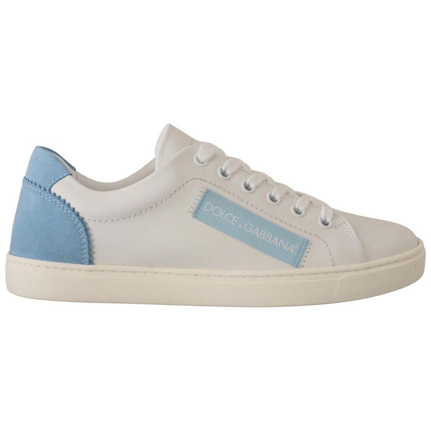 Dolce & Gabbana Exquisite Italian Leather Low-Top Sneakers Dolce & Gabbana Gray