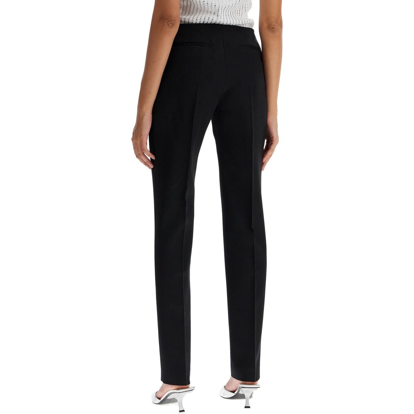 The Attico 'grain de poudre Trousers The Attico Rosy Brown