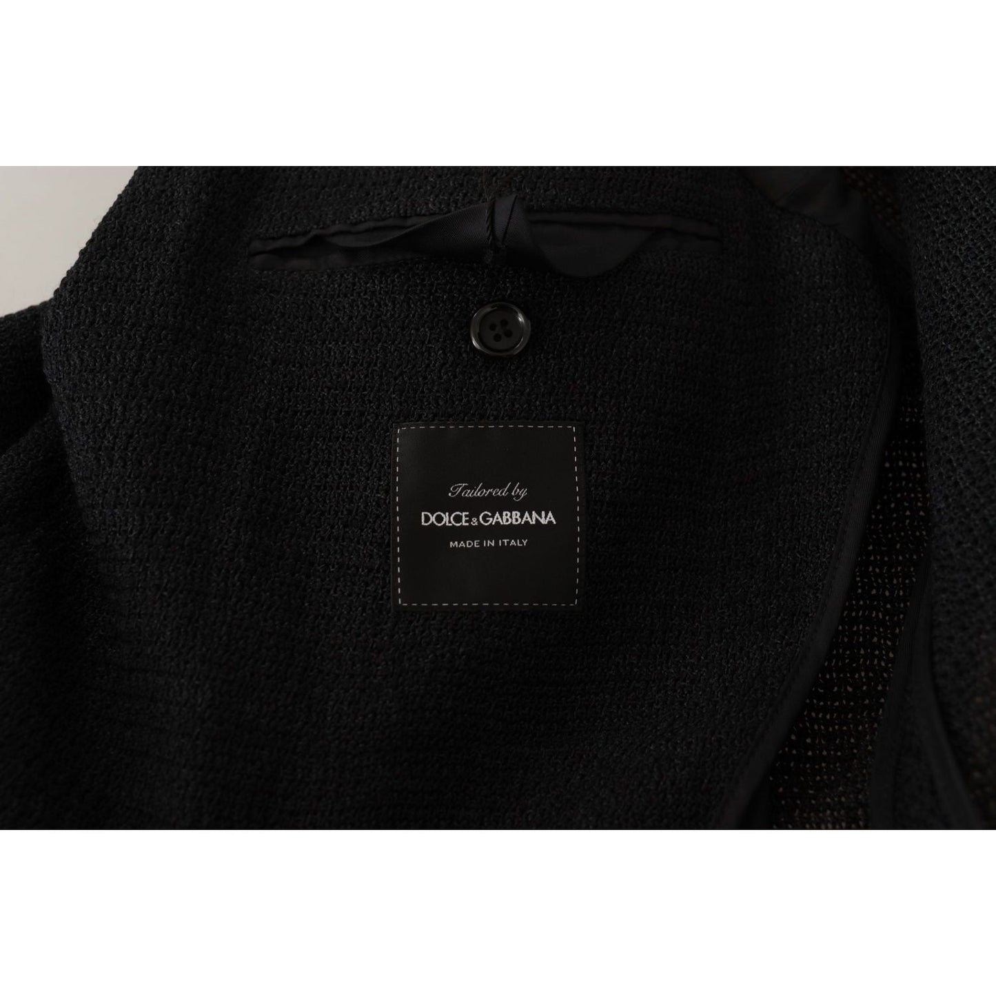 Dolce & Gabbana Elegant Single Breasted Wool Blazer Dolce & Gabbana Black