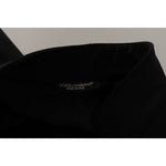 Dolce & Gabbana Black Wool Single Breasted Coat Men Blazer JKT3383- 50