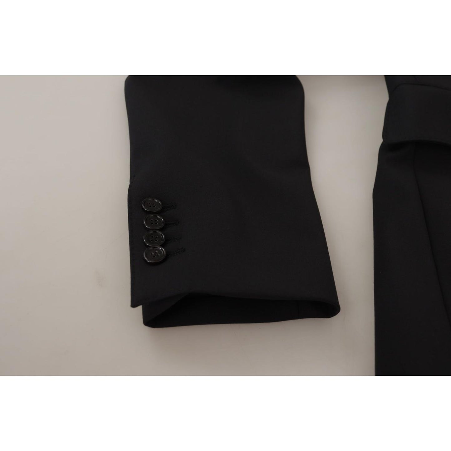 Dolce & Gabbana Elegant Single-Breasted Wool Blazer Dolce & Gabbana Dark Gray