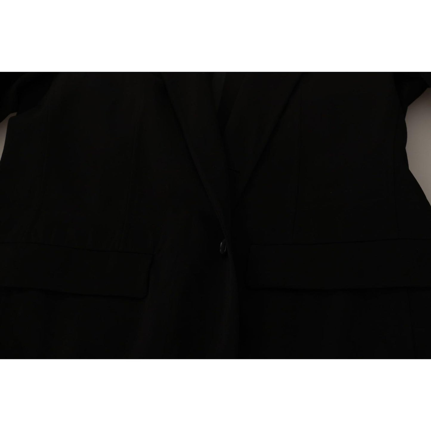 Dolce & Gabbana Elegant Virgin Wool Single Breasted Jacket Dolce & Gabbana Black