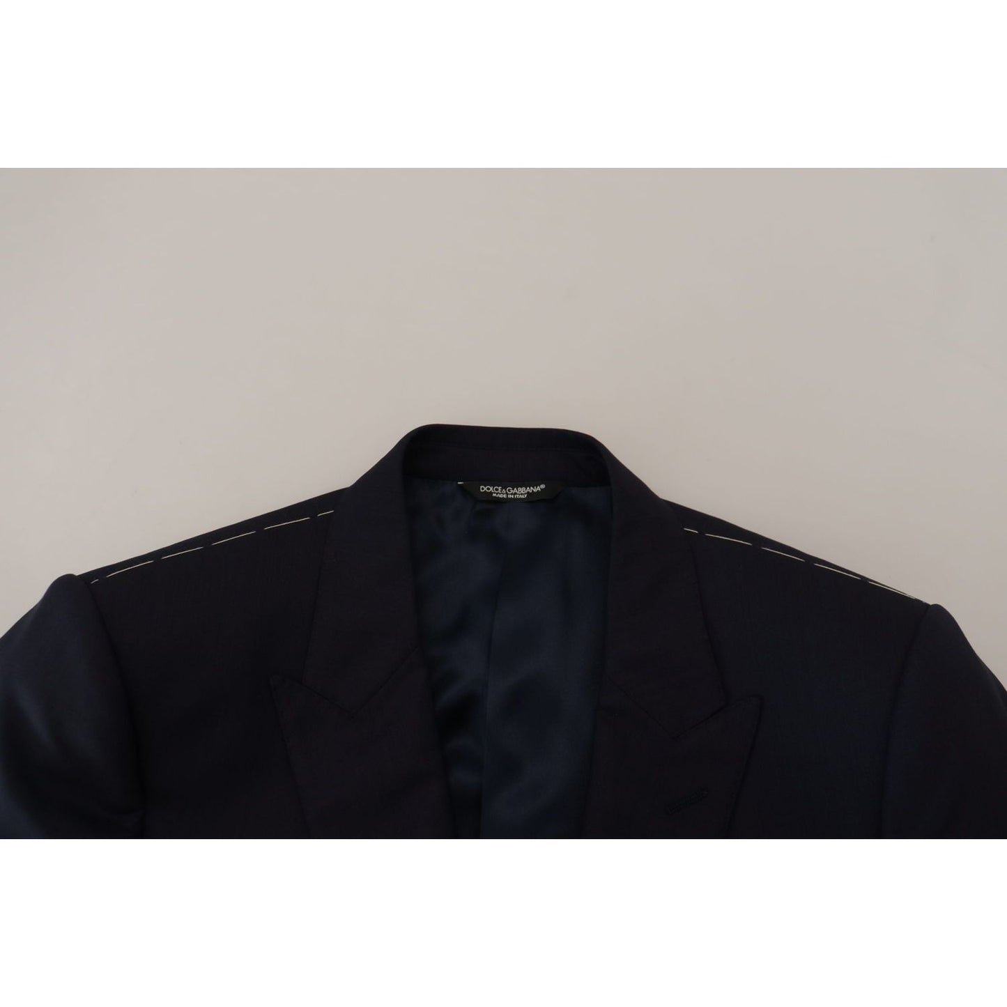 Dolce & Gabbana Elegant Single Breasted Wool Silk Blazer Dolce & Gabbana Gray