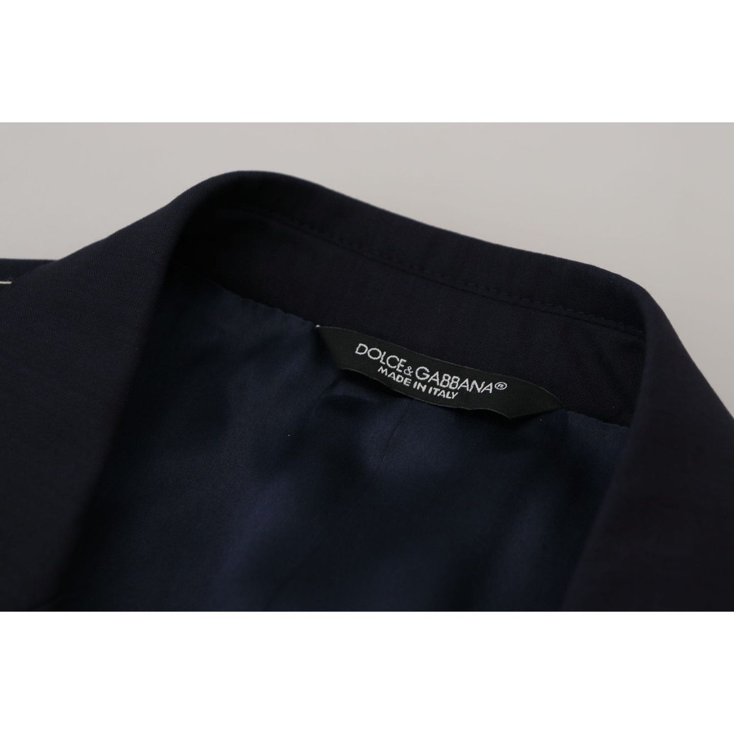 Dolce & Gabbana Elegant Single Breasted Wool Silk Blazer Dolce & Gabbana Gray