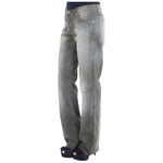 Ermanno Scervino Gray Cotton Blend Loose Fit Boyfriend Jeans SIG30293-1