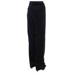 Ermanno Scervino Black Velvet Cotton Straight Legs Pants SIG30395-1