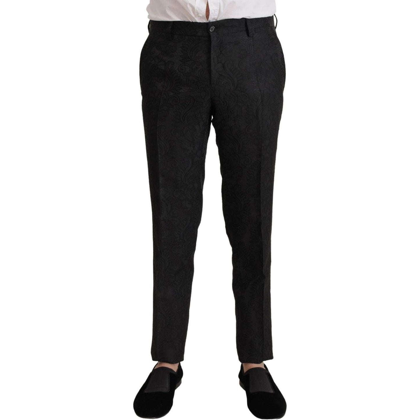Dolce & Gabbana Glittering Black Martini Suit Set Dolce & Gabbana Black