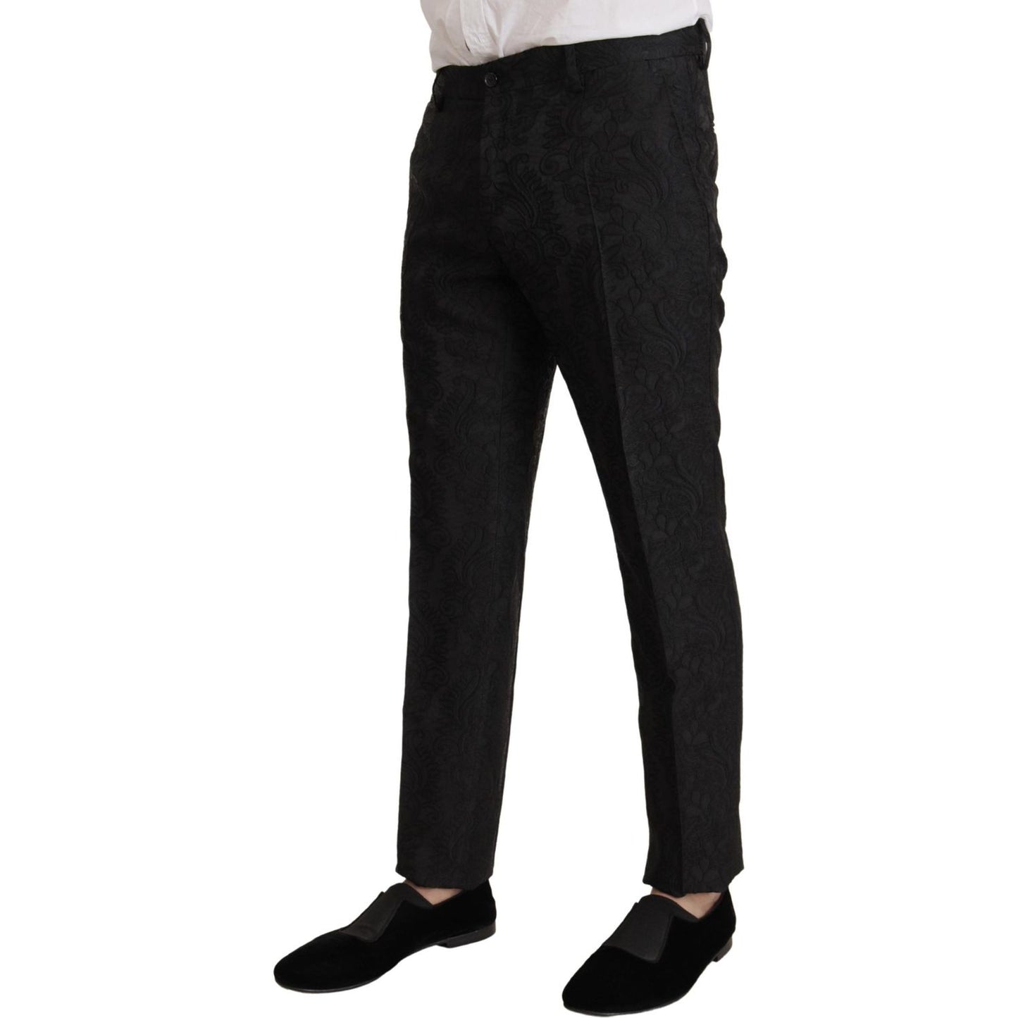 Dolce & Gabbana Glittering Black Martini Suit Set Dolce & Gabbana Black