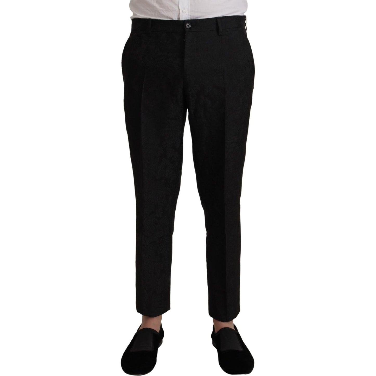 Dolce & Gabbana Elegant Black Two-Piece Martini Suit Dolce & Gabbana Black