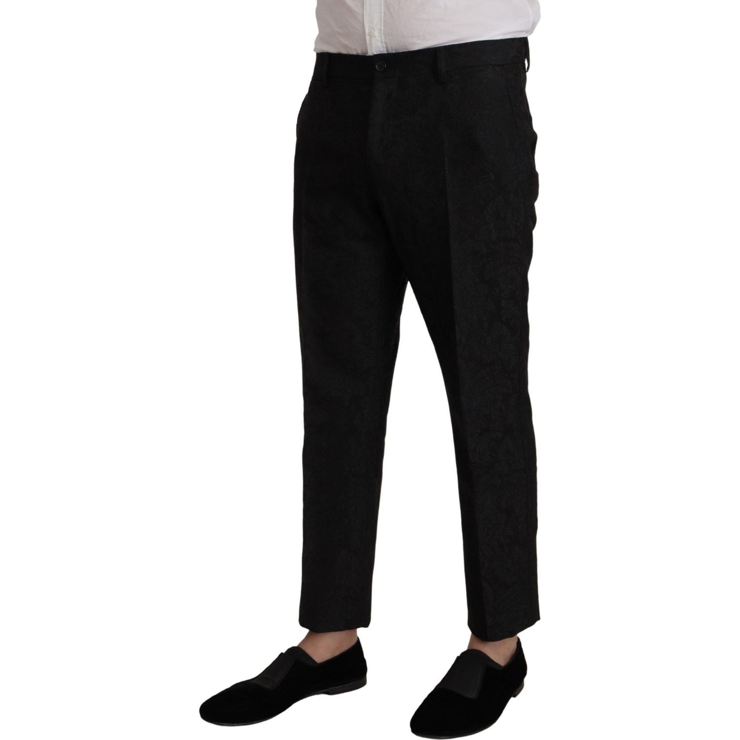 Dolce & Gabbana Elegant Black Two-Piece Martini Suit Dolce & Gabbana Black