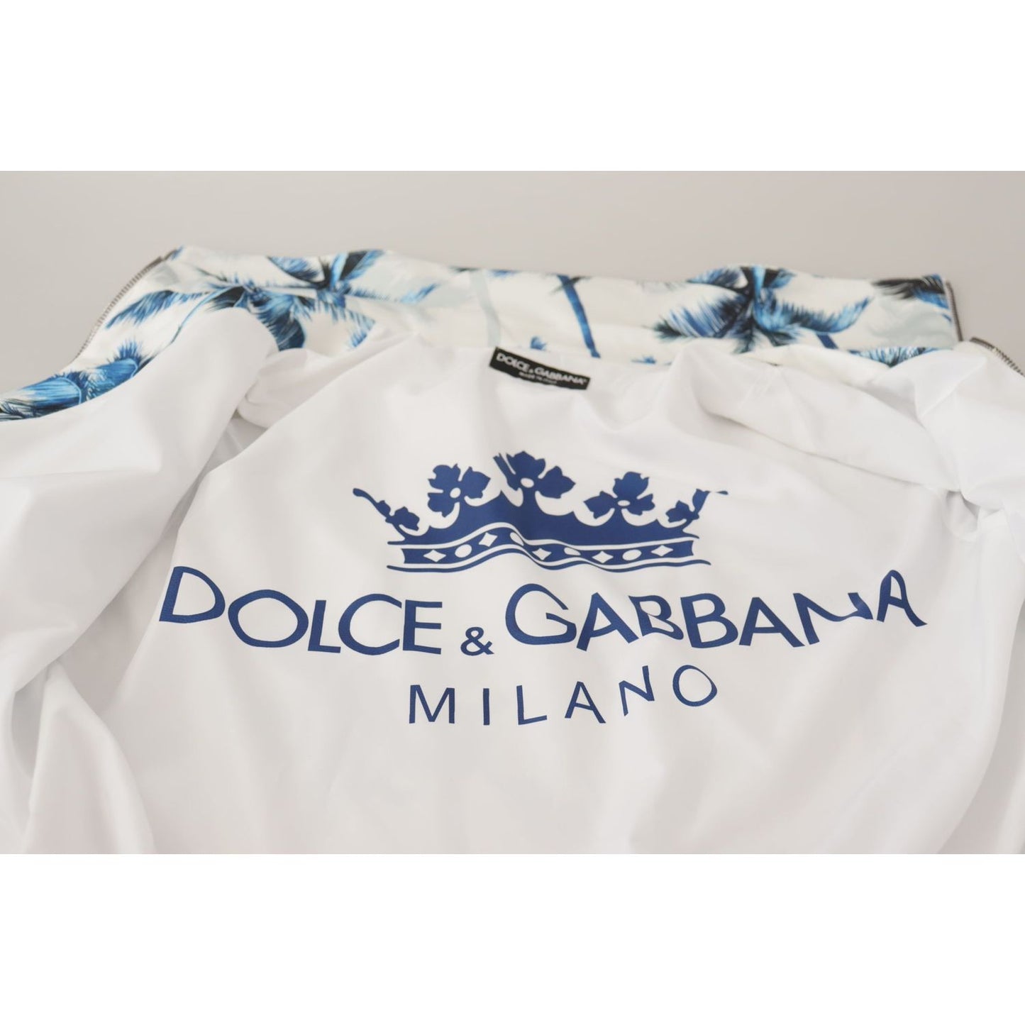 Dolce & Gabbana Chic Multicolor Full Zip Sweater Dolce & Gabbana Light Gray