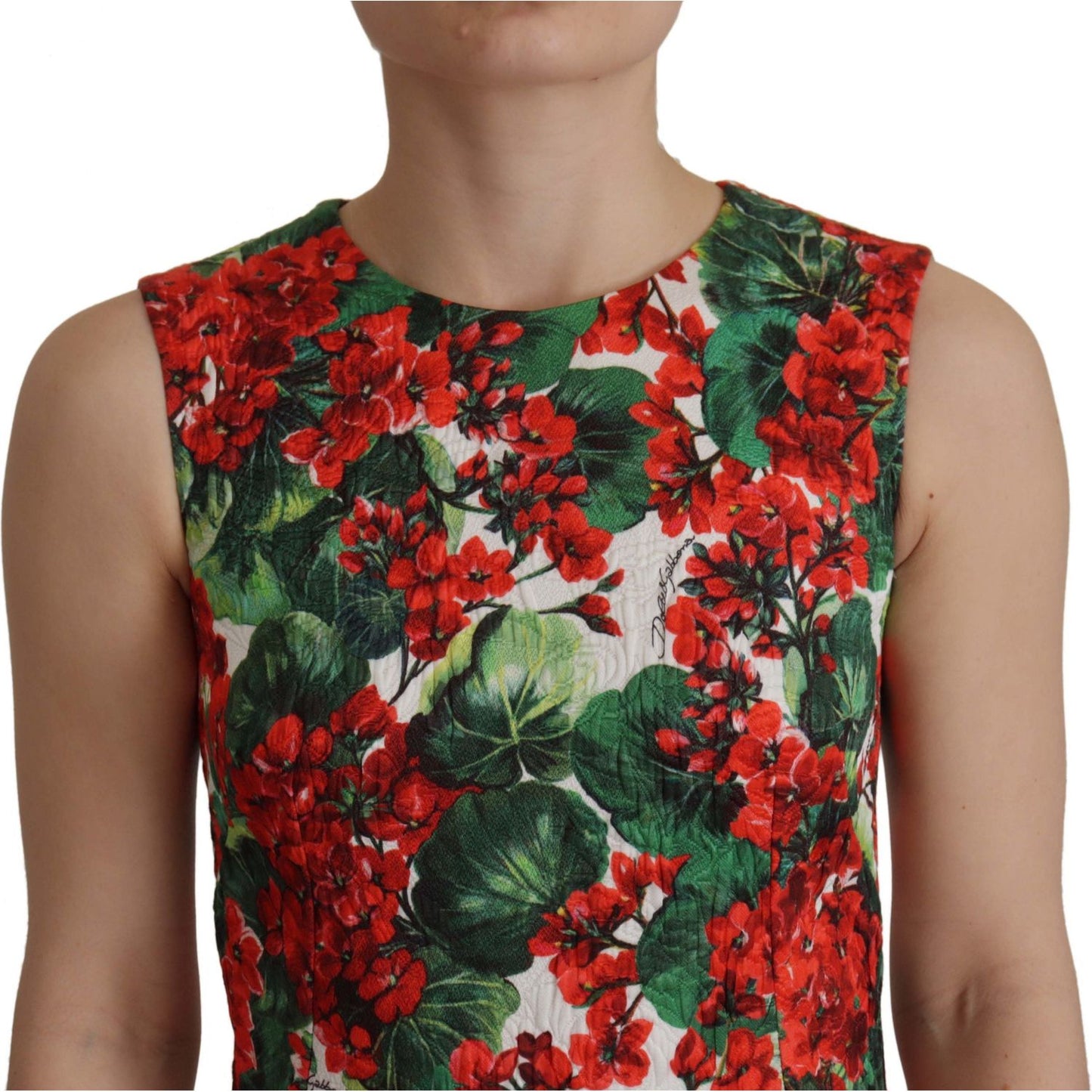 Dolce & Gabbana Multicolor Floral A-Line Dress Dolce & Gabbana Sienna