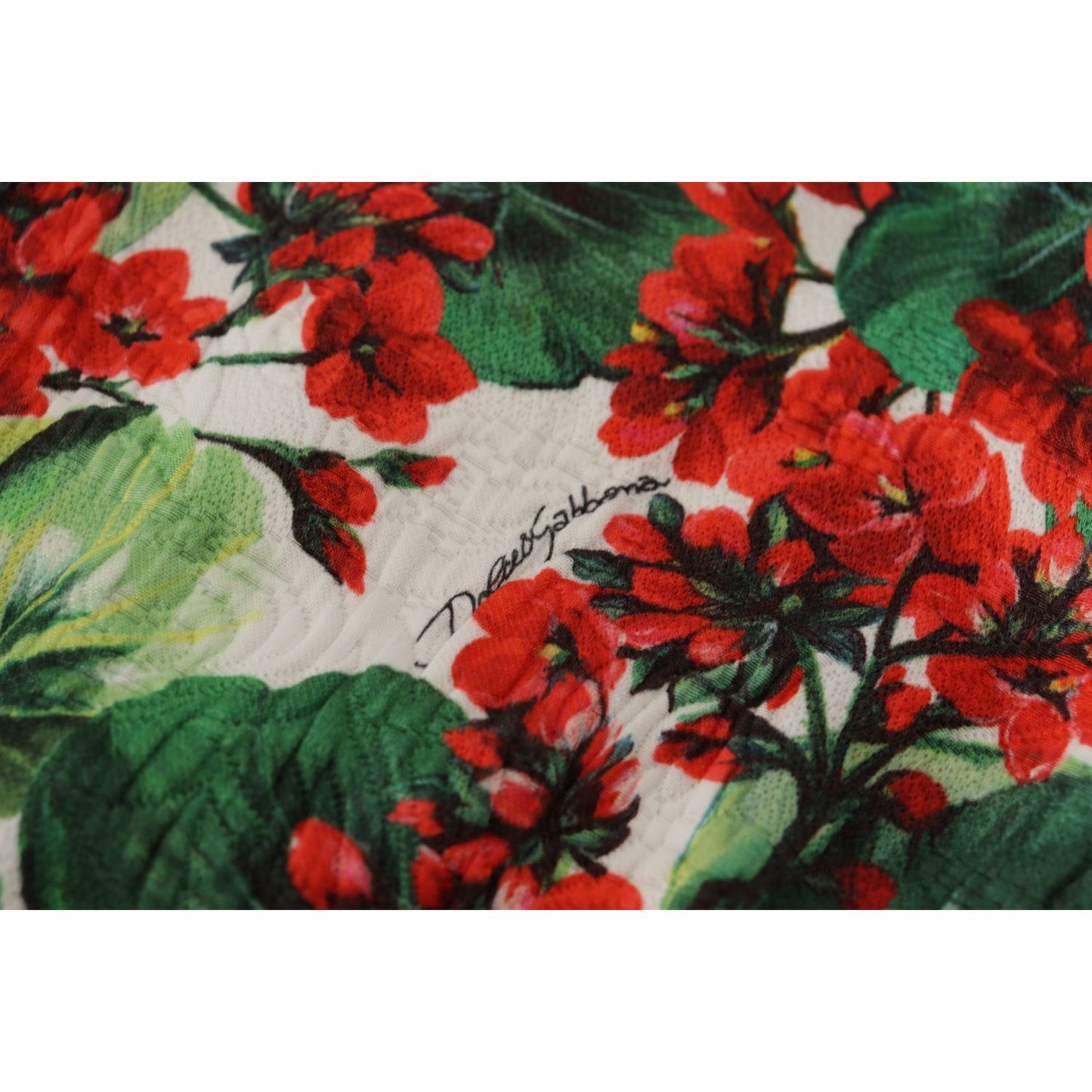 Dolce & Gabbana Multicolor Floral A-Line Dress Dolce & Gabbana Dark Slate Gray
