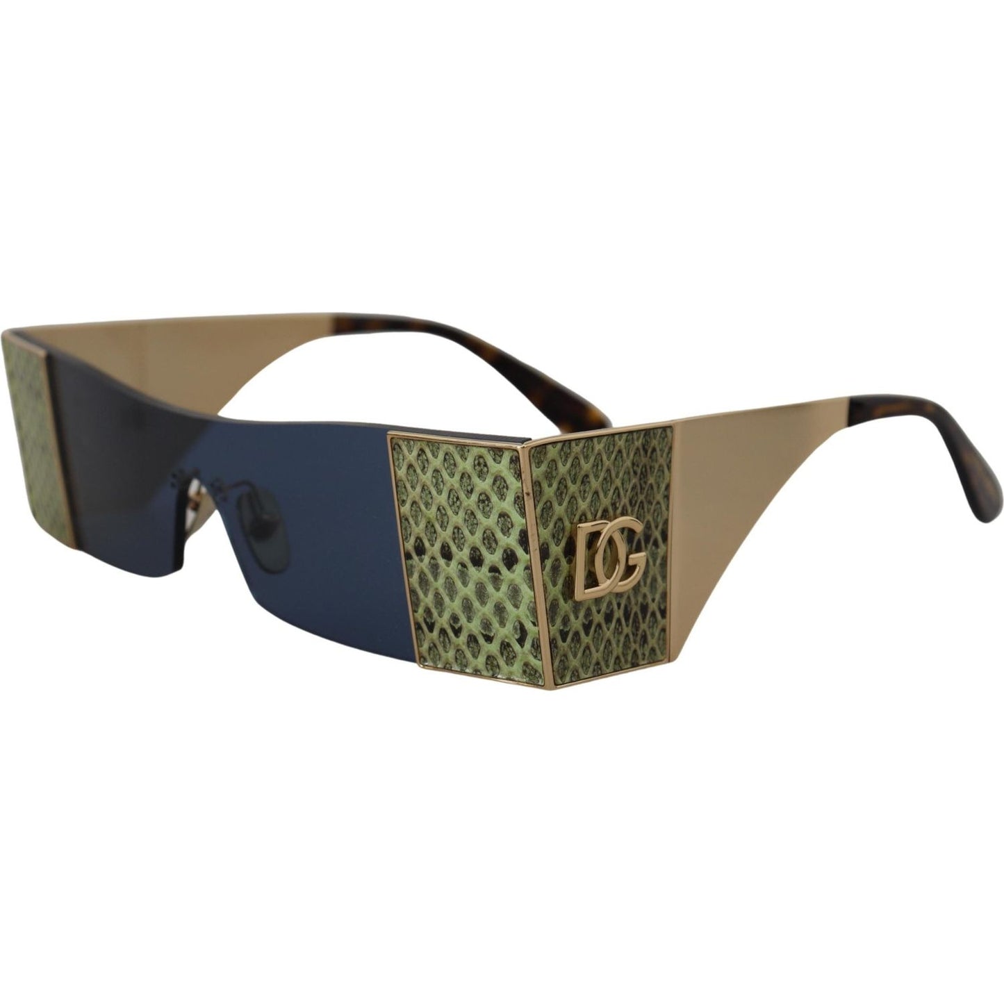 Dolce & Gabbana Elegant Metallic Hue Eyewear Dolce & Gabbana Dark Slate Gray