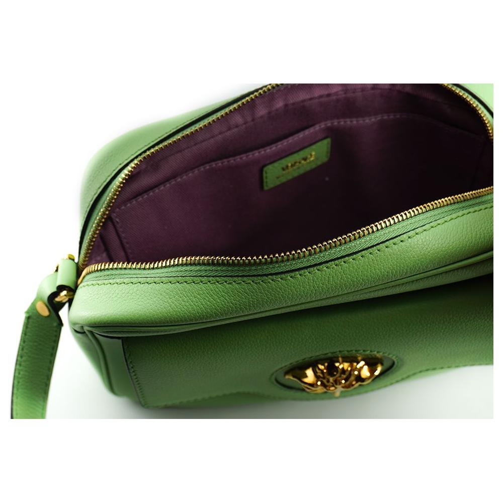 Versace Elegant Mint Green Leather Camera Case Bag Crossbody Bag Versace Dark Slate Gray