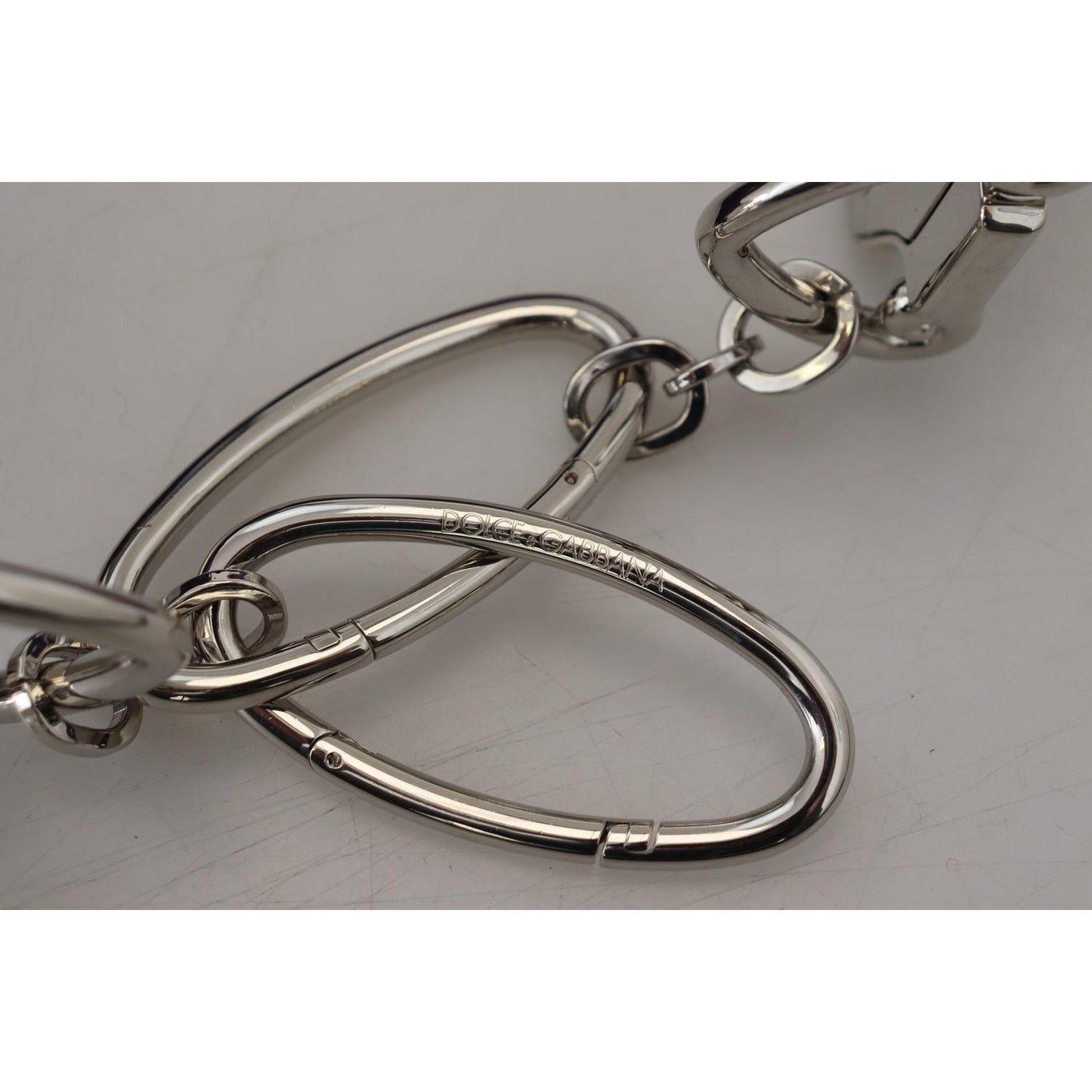 Dolce & Gabbana Beige Floral Leather Shoulder Strap Accessory Dolce & Gabbana Light Slate Gray