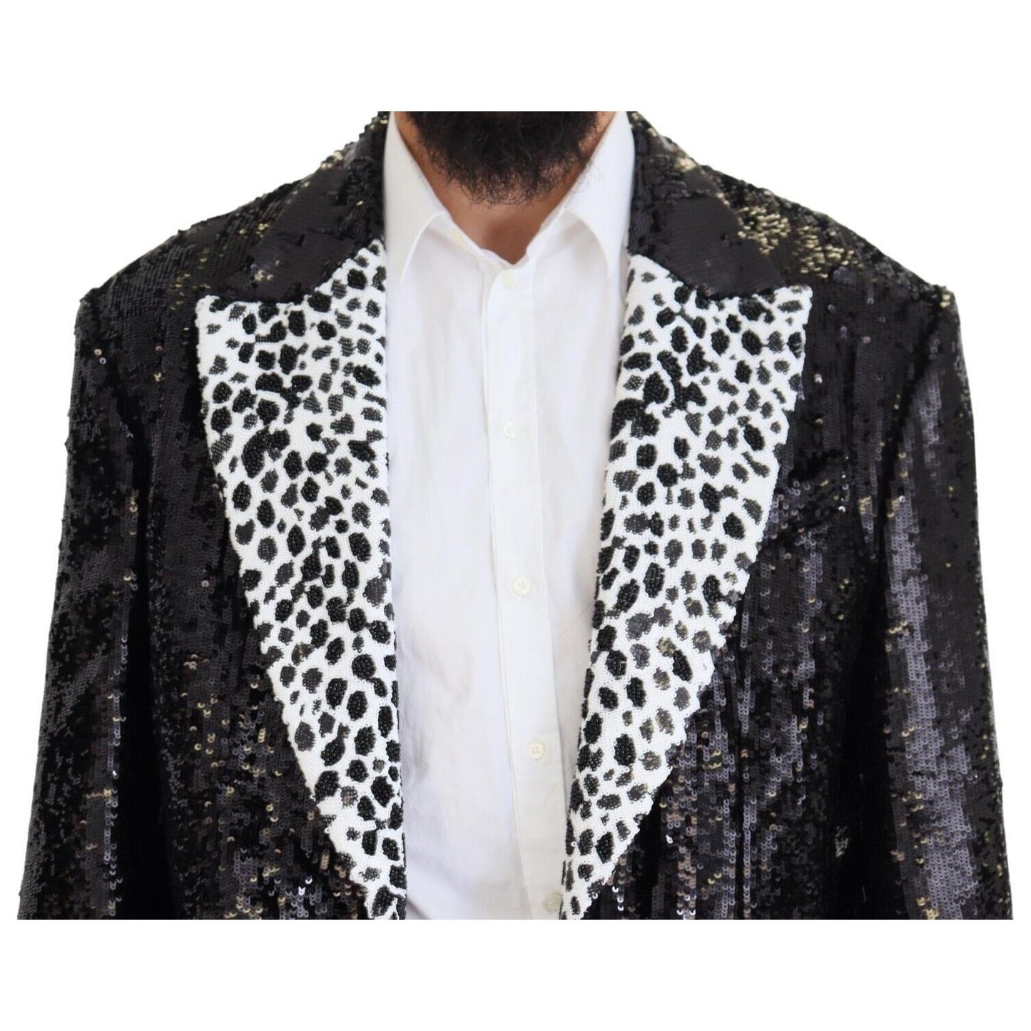 Dolce & Gabbana Elegant Black Single Breasted Blazer Dolce & Gabbana Dark Slate Gray