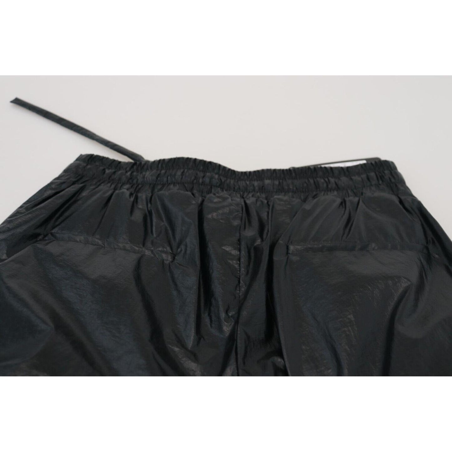 Dolce & Gabbana Elegant Black Designer Pants Dolce & Gabbana Light Gray