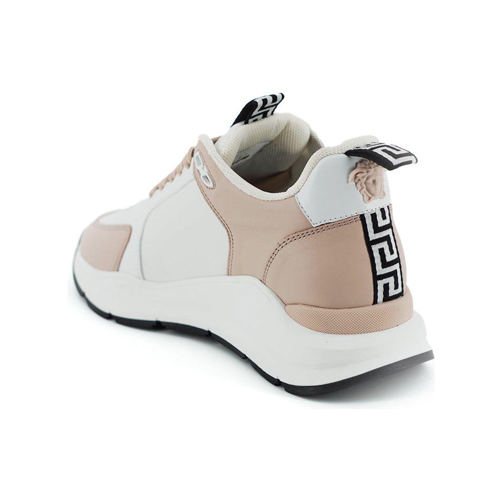 Versace Powder Pink Splendor Sneakers Versace Light Gray