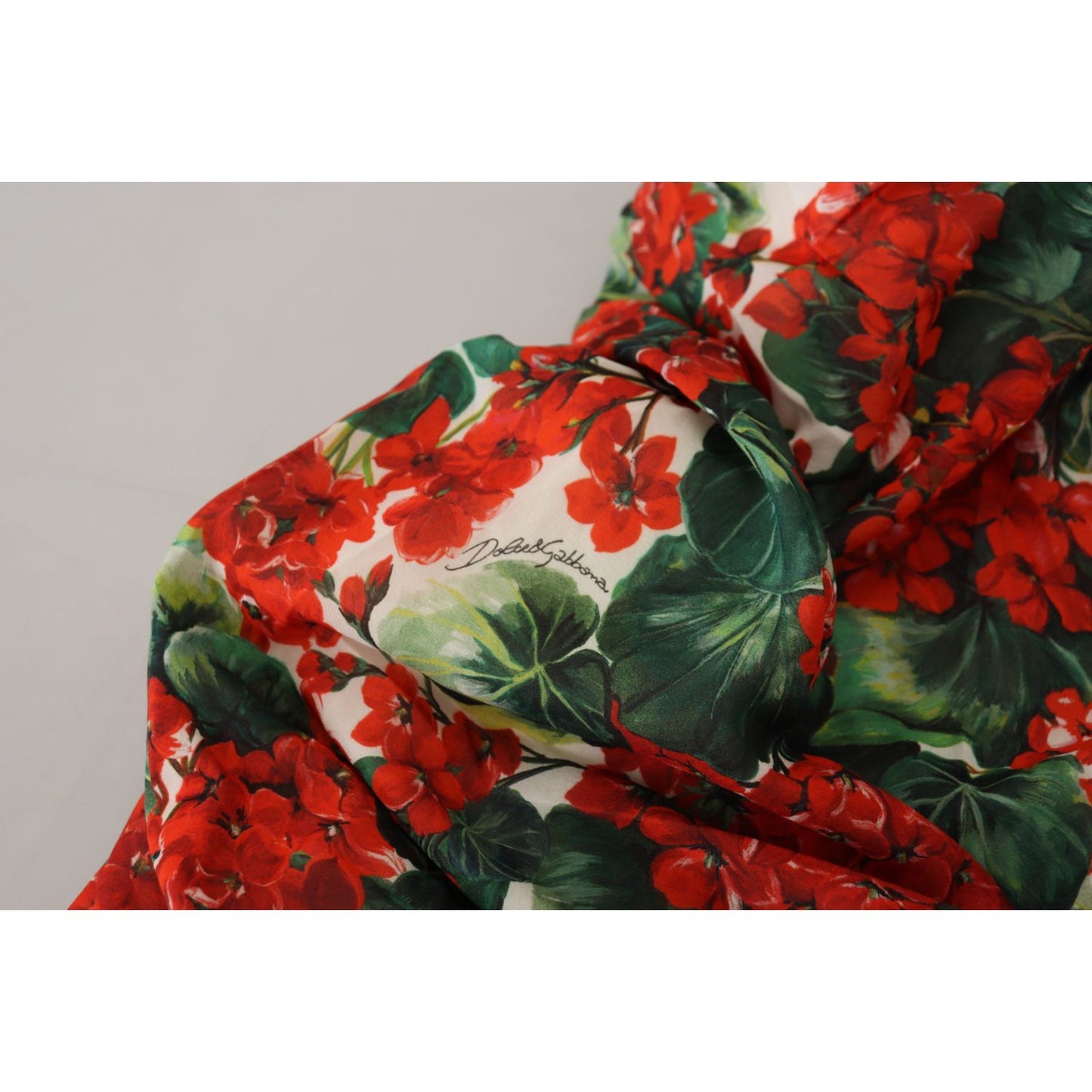 Dolce & Gabbana Enchanting Floral Print Sheath Dress Dolce & Gabbana Saddle Brown