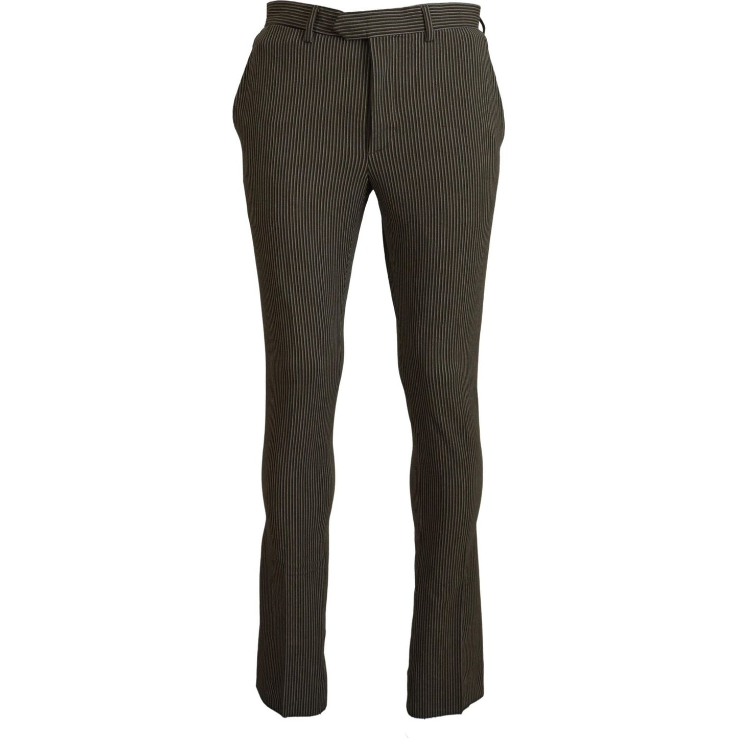 BENCIVENGA Elegant Multicolor Pure Cotton Trousers BENCIVENGA Dark Slate Gray