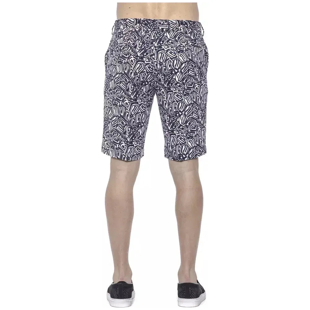 PT Torino Blue Cotton Men Bermuda Short Shorts PT Torino Rosy Brown