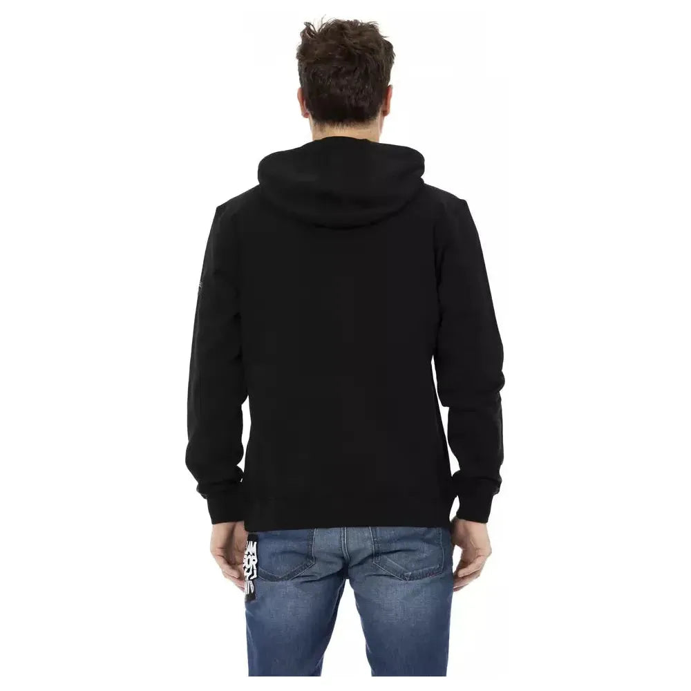 Automobili Lamborghini Black Cotton Men Sweatshirt Automobili Lamborghini Black