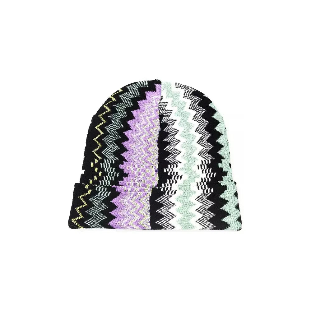 Missoni Multicolor Wool Women Hat Missoni Black