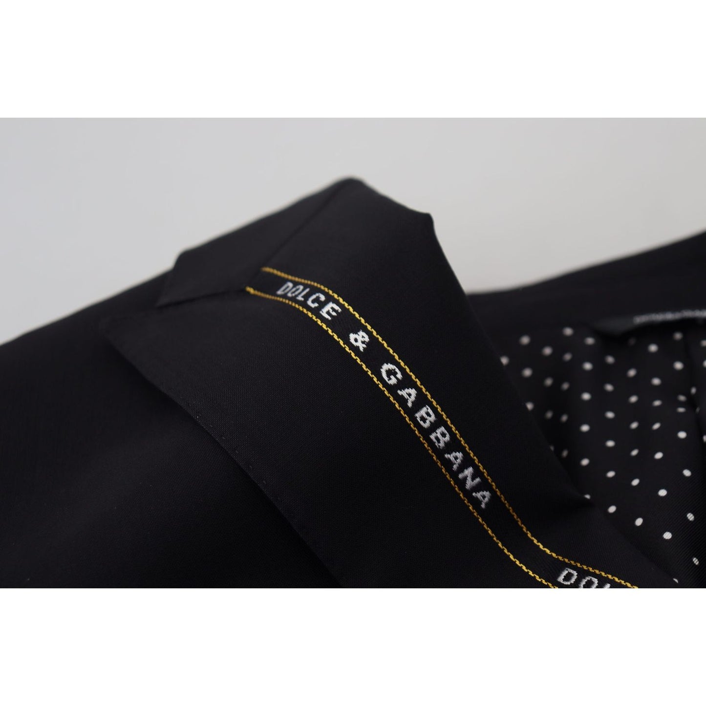 Dolce & Gabbana Sicilian Style Black Single Breasted Blazer Dolce & Gabbana Black