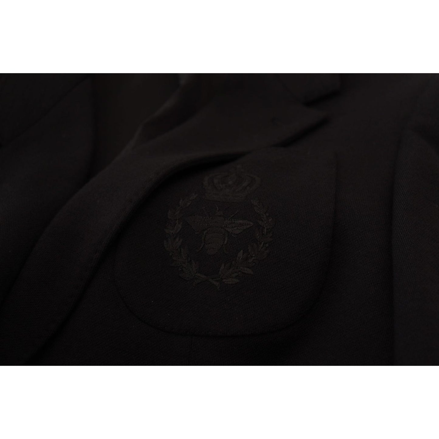 Dolce & Gabbana Elegant Single Breasted Black Wool Blazer Dolce & Gabbana Black