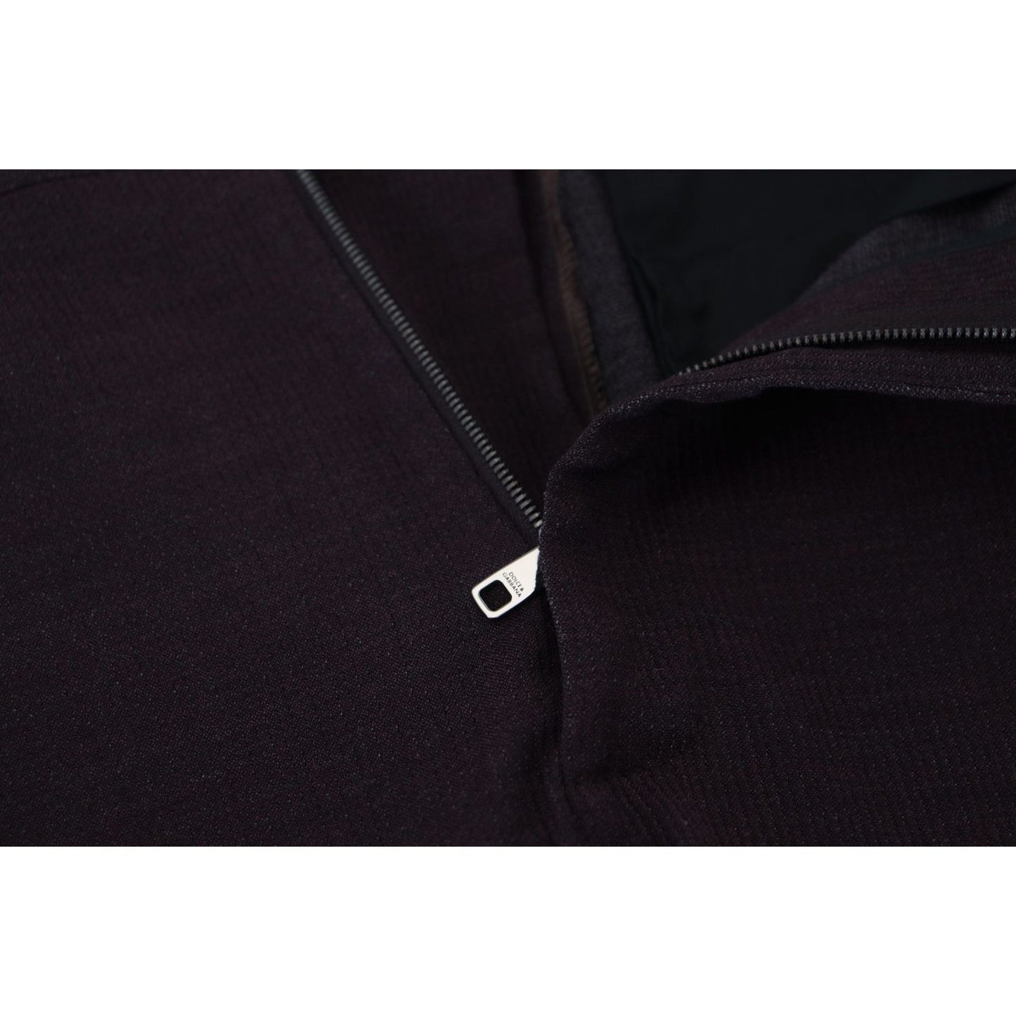 Dolce & Gabbana Elegant Brown Cotton Blend Trousers Dolce & Gabbana Black