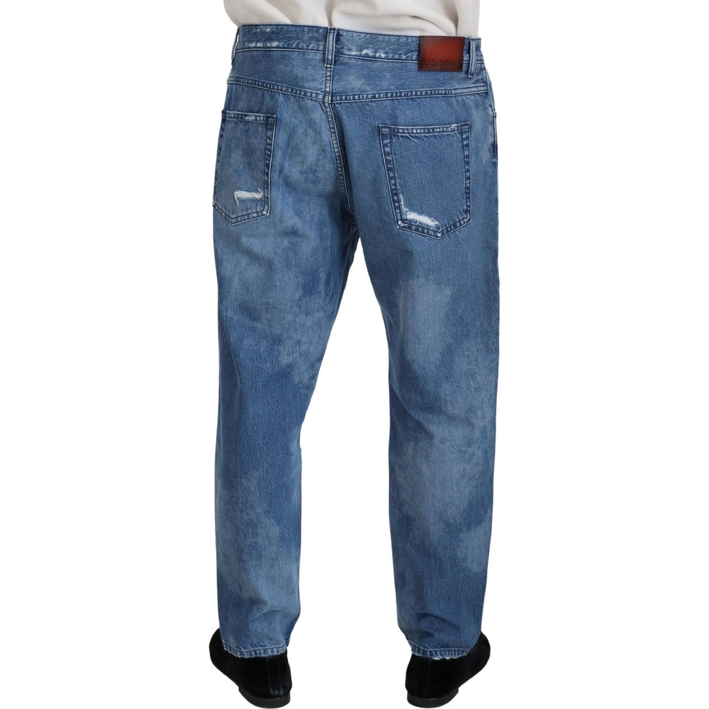 Dolce & Gabbana Elite Italian Denim Pants Dolce & Gabbana Dark Slate Blue