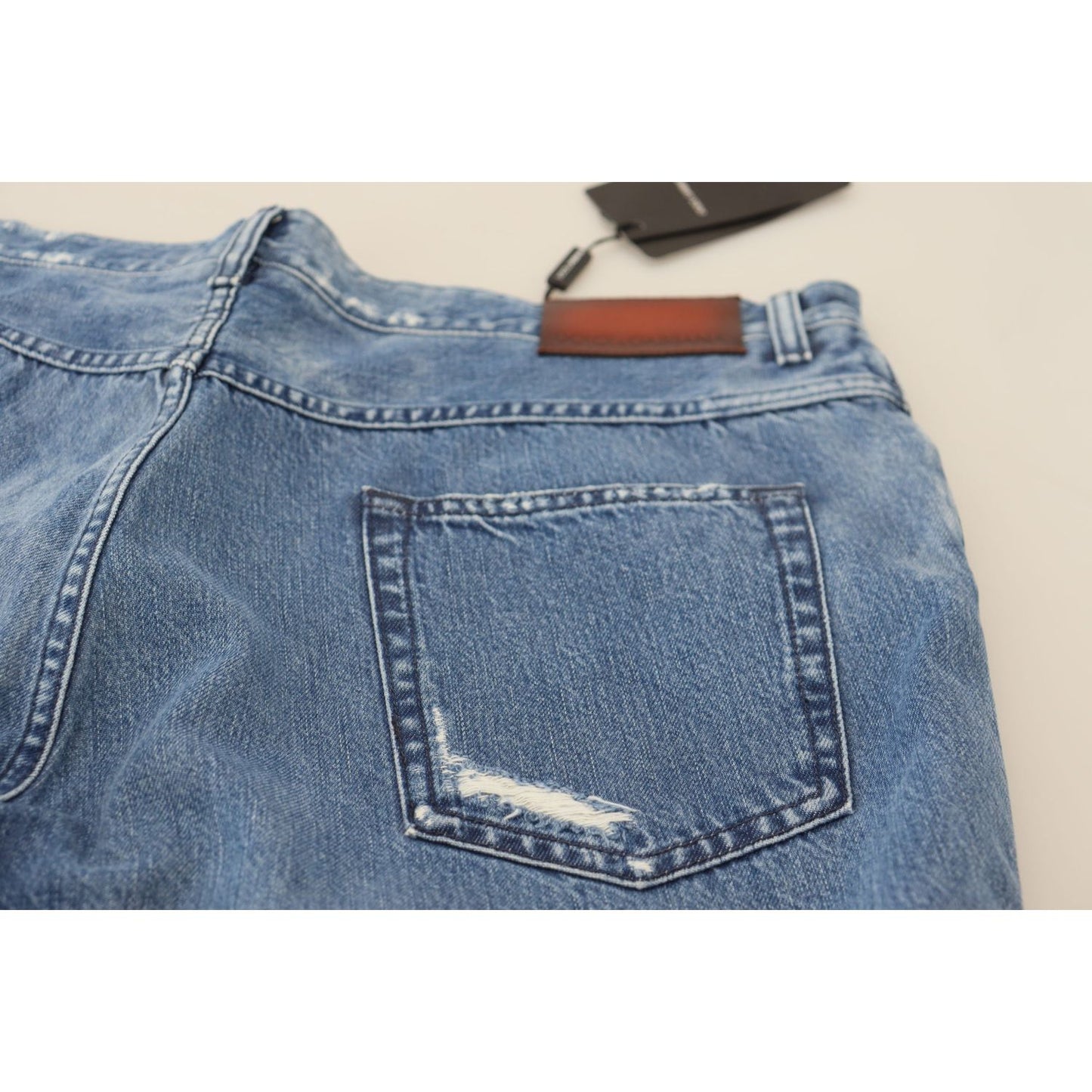 Dolce & Gabbana Elite Italian Denim Pants Dolce & Gabbana Slate Gray